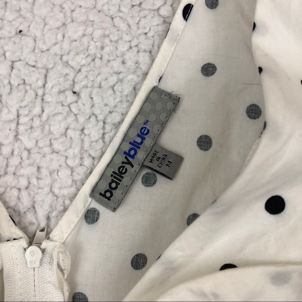 Bailey Blue 50s Style Polka Dot Dress - Picture 6 of 6
